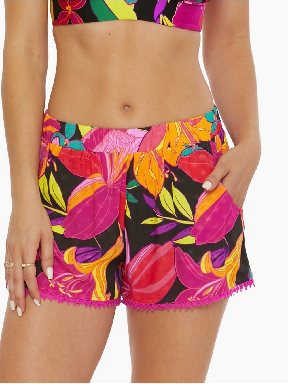 Trina Turk Solar Floral shorts